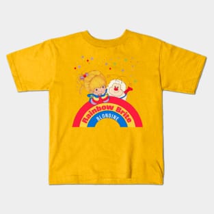 Vintage Blondine Rainbow Brite Kids T-Shirt